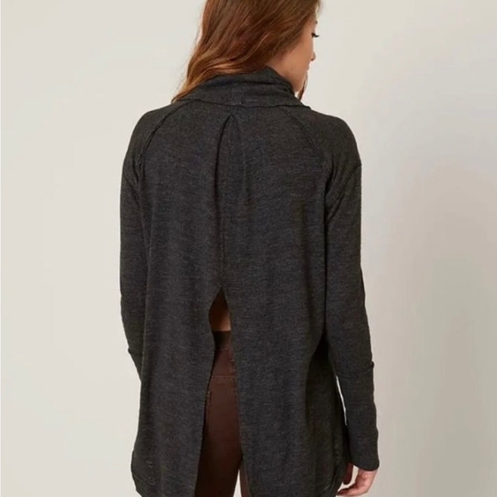 We The Free Long Sleeve Open Back Turtleneck